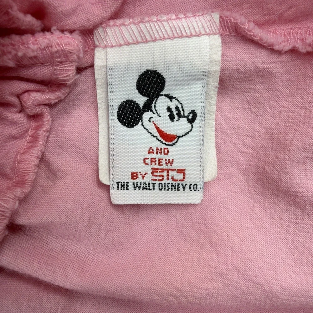 VTG Pink Disney Minnie Mouse Dress Girls Youth 6 USA 80s 90s Micky And Friends - Picture 6 of 12
